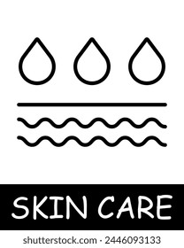 Cream icon. Essence of body care, health, and beauty, girl, woman, skin care, maquillage, simplicity, physical health, self confidence. Korean cosmetics, personal care concept.