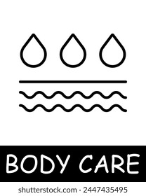 Cream icon. Essence of body care, health, and beauty, girl, woman, skin care, maquillage, human silhouette, simplicity, physical health, self confidence. Korean cosmetics and personal care concept.