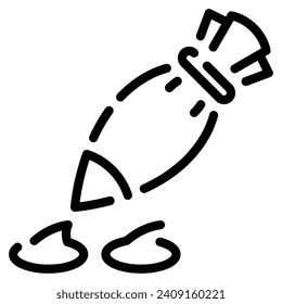Creme-Icon-Illustration für Web, App, Infografik usw.