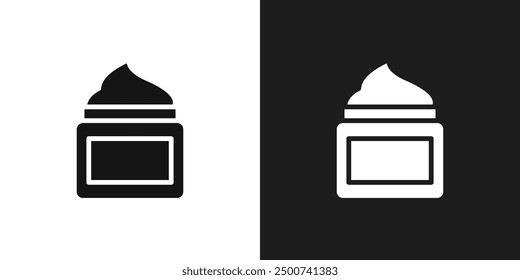 Cream icon line art vector