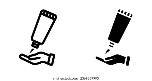 Cream Icon, for mobile concept and web design. vector illustration