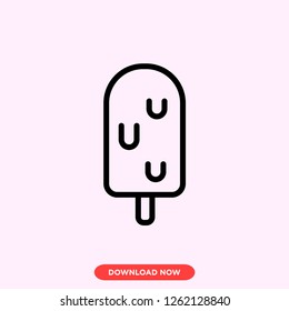 İce cream icon modern vector style