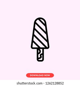 İce cream icon modern vector style