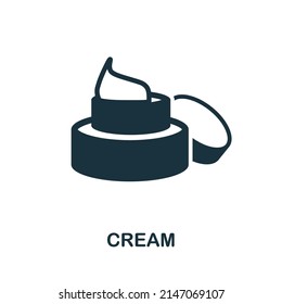 Cream icon. Simple element from skin care collection. Creative Cream icon for web design, templates, infographics and more