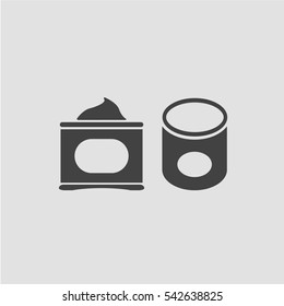 Cream icon vector