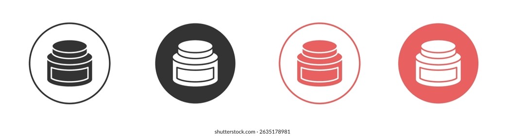 Cream icon vector design template simple and clean style