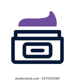 cream icon. vector dual tone icon for your website, mobile, presentation, and logo design.