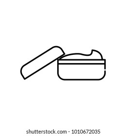 cream Icon, vector illustration
