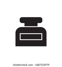 cream icon vector illustration. cream icon glyph style design