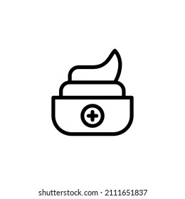 Cream icon vector illustration logo template for many purpose. Isolated on white background.
