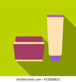 Cream icon of vector illustration for web and mobile