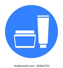 Cream icon of vector illustration for web and mobile
