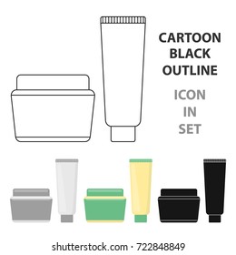 Cream icon of vector illustration for web and mobile