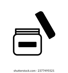 cream icon with white background vector stock illustration