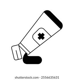 cream icon with white background vector stock illustration