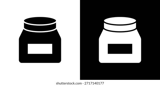 Conjunto de iconos de crema. iconos vectoriales diseñados en estilo relleno