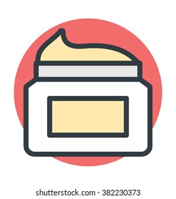 Cream Jar Vector Icon