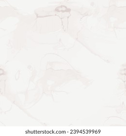 Patrón de mármol crema. Acuarela De Mármol Beige. Piedra de pared marrón. La pizarra de repetición de tinta de alcohol ligera. Acuarela color agua marrón. Fondo de degradado claro. Cerámica Pale Pastel. Pintura sin vectores