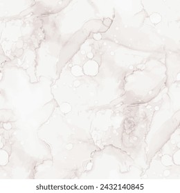 Cream Marble Pattern. Light Soft Paint. Brown Marble Watercolor. Floor Vector Splash. Light Alcohol Ink Watercolor. Beige Gradient Background. Cream Water Color Repeat Slate. Vector Seamless Template