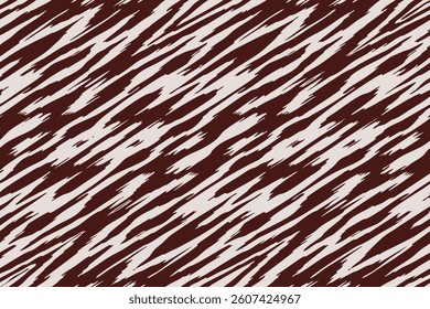 Cream maroon ikat scratch sweep, ornament seamless canvas colorful ogee stripe blur draw fashion grunge cloth textile pattern ethnic dynamic abstract fabric hand endless print ethnicity