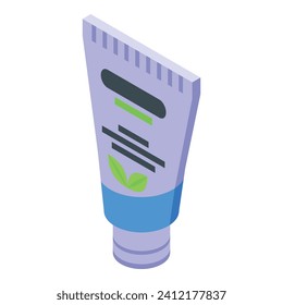 Cream medicinal tube icon isometric vector. Personal wipes. Remedy skin