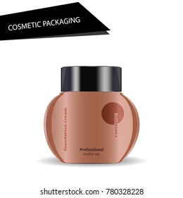 Cream packaging. Vector illustration.