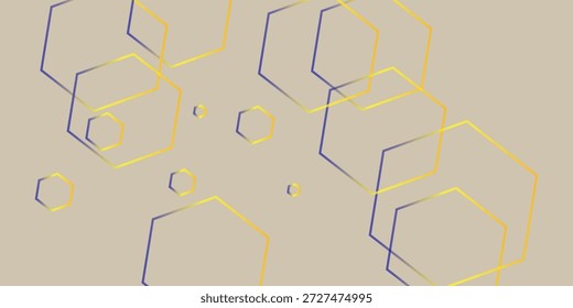 Fondo de pentágono crema para su diseño