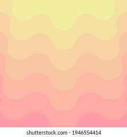 Fondo de degradado crema y rosa. Forma orgánica. Antecedentes abstractos. Elementos geométricos vectoriales para plantillas de portada de fondo, patrones. Fondo de olas crema y rosa. Papel de color crema y rosa.