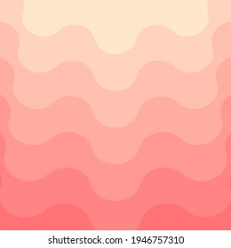 Creme und rosafarbener Farbverlauf-Hintergrund. Organische Form. Abstrakter Hintergrund. Geometrische Vektorelemente für Hintergrundabdeckungsvorlagen, Muster. Creme und rosafarbener Hintergrund. Creme und rosafarbene Tapete.