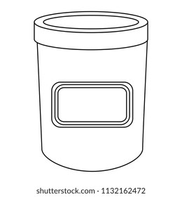 cream product in pot