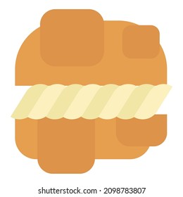 ilustración vectorial de nata