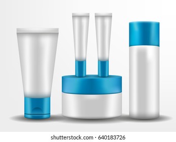 Cream. Realistic. Cosmetics. Abstract background. For your design.