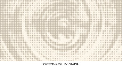 Creme nahtlose Kornpapiertextur. Vintage-Ecru-Hintergrund mit Punkten, Flecken, Flecken, Teilchen. Hellbraune Handwerk wiederholende Tapete. Natürliche beige Grunge-Oberflächenstruktur. Vektorhintergrund