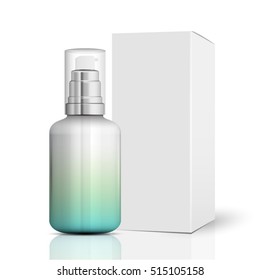 Cream, serum, lotion, oil, gel or cosmetic packaging vector design.