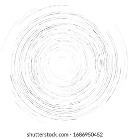 Cream smudge, smear abstract spiral design element. Swirl, twirl shape. Volute, helix, cochlear illustration