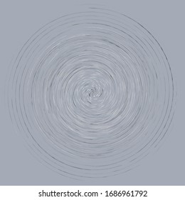 Cream smudge, smear abstract spiral design element. Swirl, twirl shape. Volute, helix, cochlear illustration