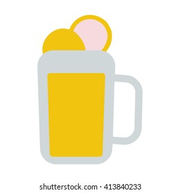 Cream soda icon.  