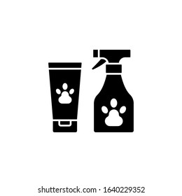 Cream, spray, pet icon. Simple elements of animals store icons for ui and ux, website or mobile application