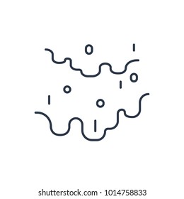 Cream texture icon. Isolated smear and cream texture icon line style. Premium quality vector symbol drawing concept for your logo web mobile app UI design.