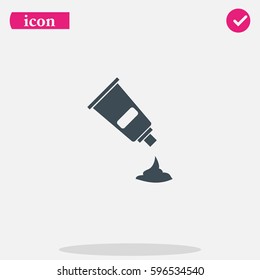 Cream tube icon.