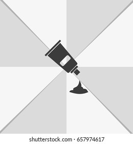 Cream tube icon.