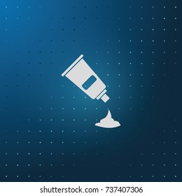 Cream tube icon.