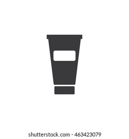Cream tube icon illustration  vector isolated sign symbol