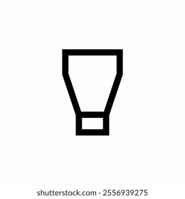 cream tube icon sign vector