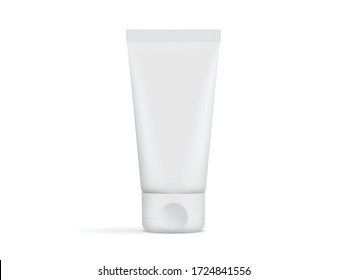 Cream Tube Packaging Isolated On White Background