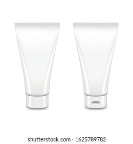 Cream tube vector mock up