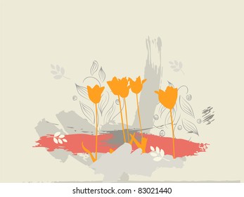 cream tulip