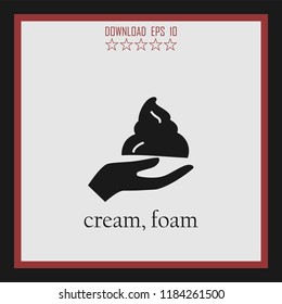 cream vector icon