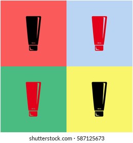 Cream vector  icon.