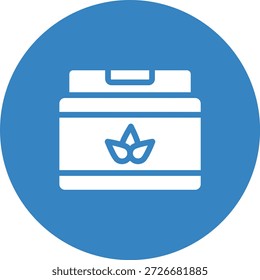 Ilustración de diseño de icono de Vector de crema
